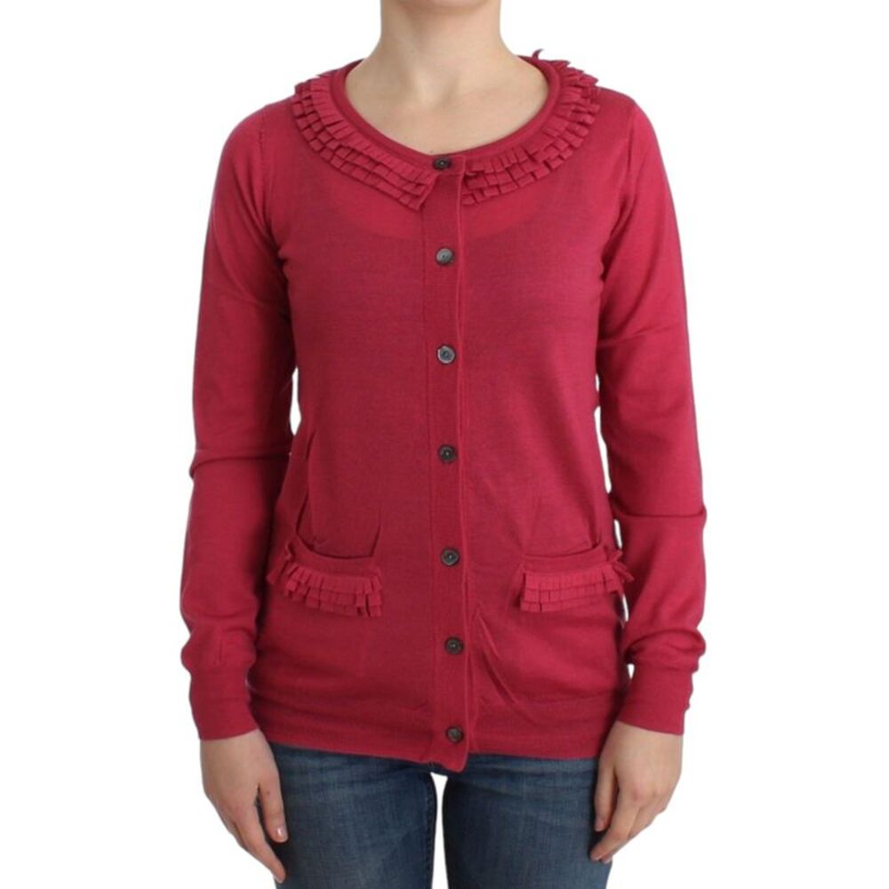 John Galliano Pink wool Women's cardigan